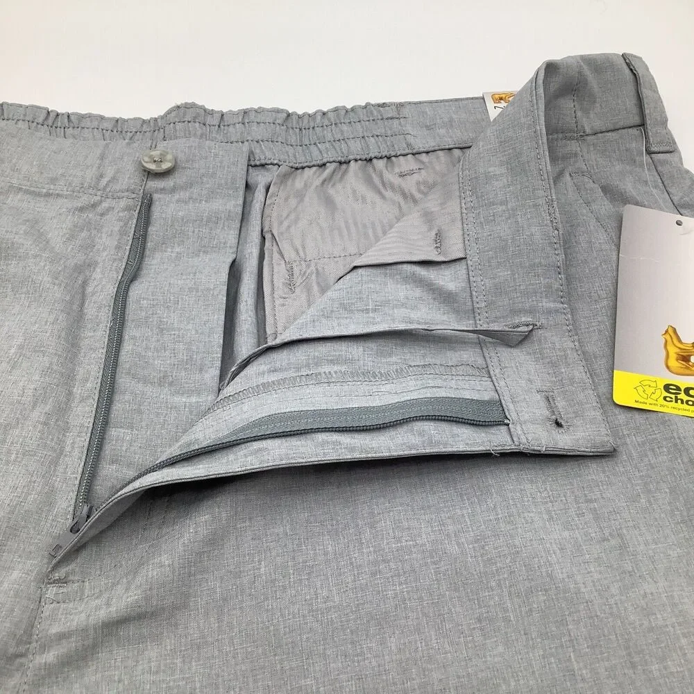 Nicklaus‎ Mens Eco Choice Golf Shorts Gray Size 40 NWT